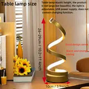 Spiral LED Table Lamp