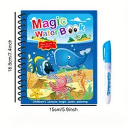 4-Pack Reusable Magic Water Coloring Book