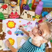10pcs Drawing Stencils Kit