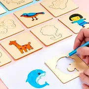 10pcs Drawing Stencils Kit
