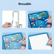 4-Pack Reusable Magic Water Coloring Book