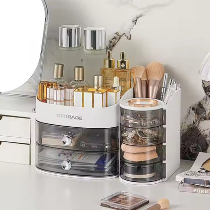 vvCompact Desk Organizer Storage Solution with Multiple Compartments