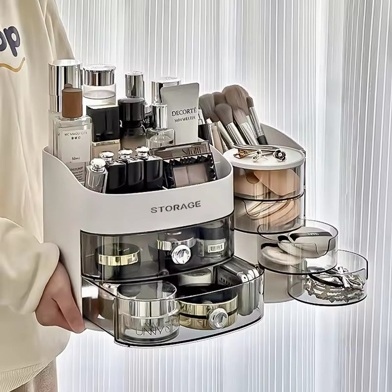vvCompact Desk Organizer Storage Solution with Multiple Compartments