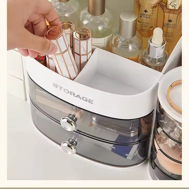 vvCompact Desk Organizer Storage Solution with Multiple Compartments