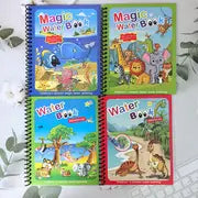 4-Pack Reusable Magic Water Coloring Book
